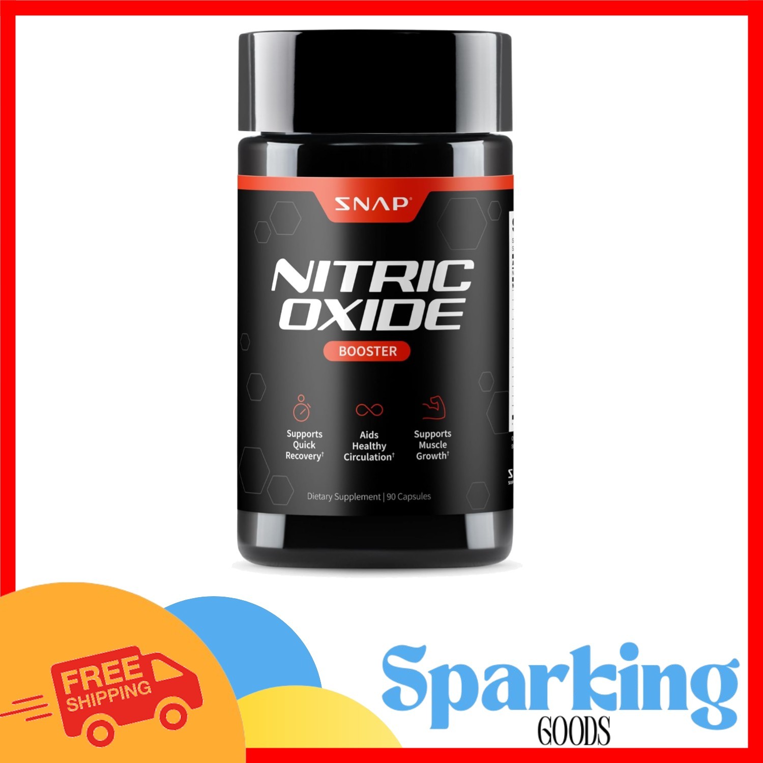 Natural Energy & Recovery Formula – 90 Capsules with Nitric Oxide Support