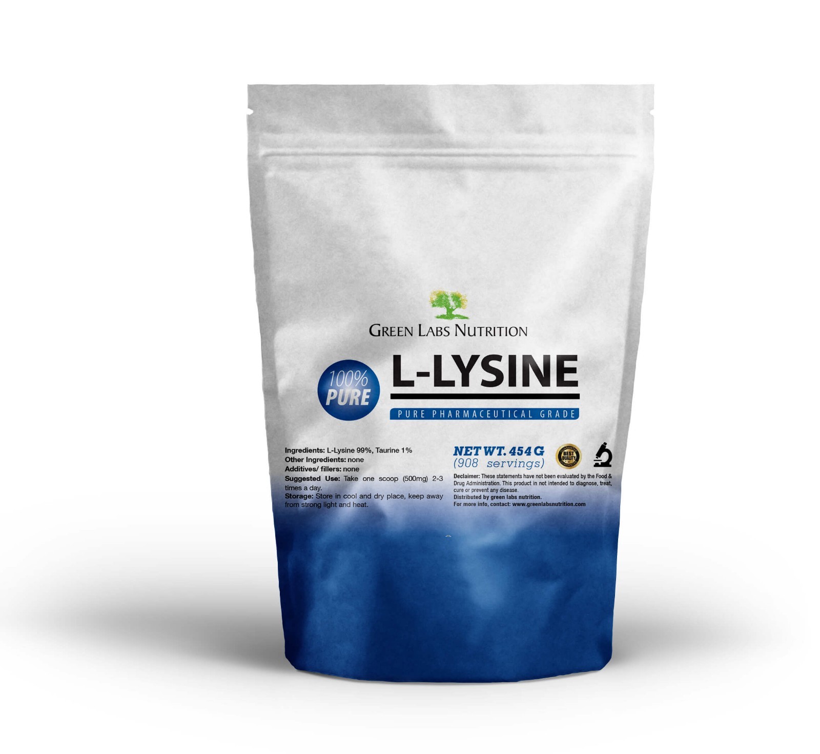 L-LYSINE HCL PURE POWDER PHARMACEUTICAL QUALITY AMINO ACID