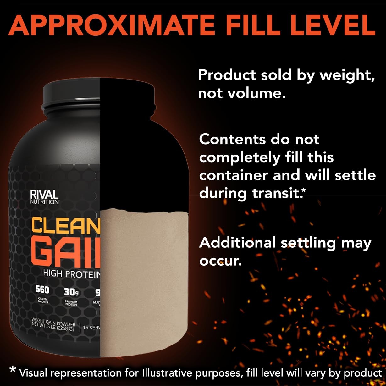 RIVAL NUTRITION Clean Gainer – Soft Serve Vanilla