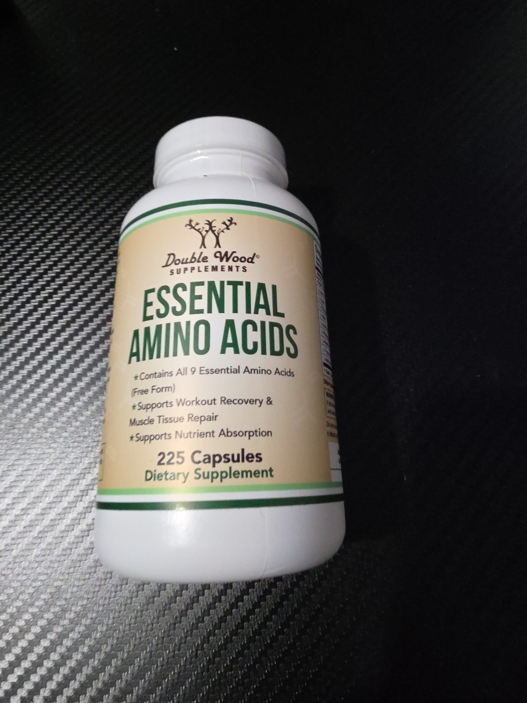 Double Wood Essential Amino Acids 225 Ct Supports Muscle Growth Recovery