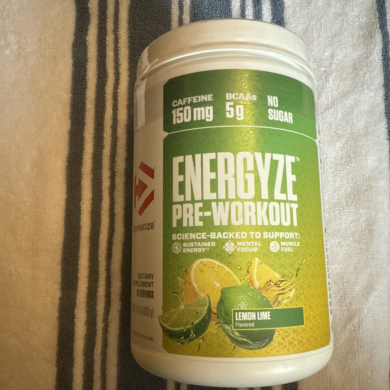 Energyze™ Pre-Workout, Lemon Lime, 14.1 oz (400 g)
