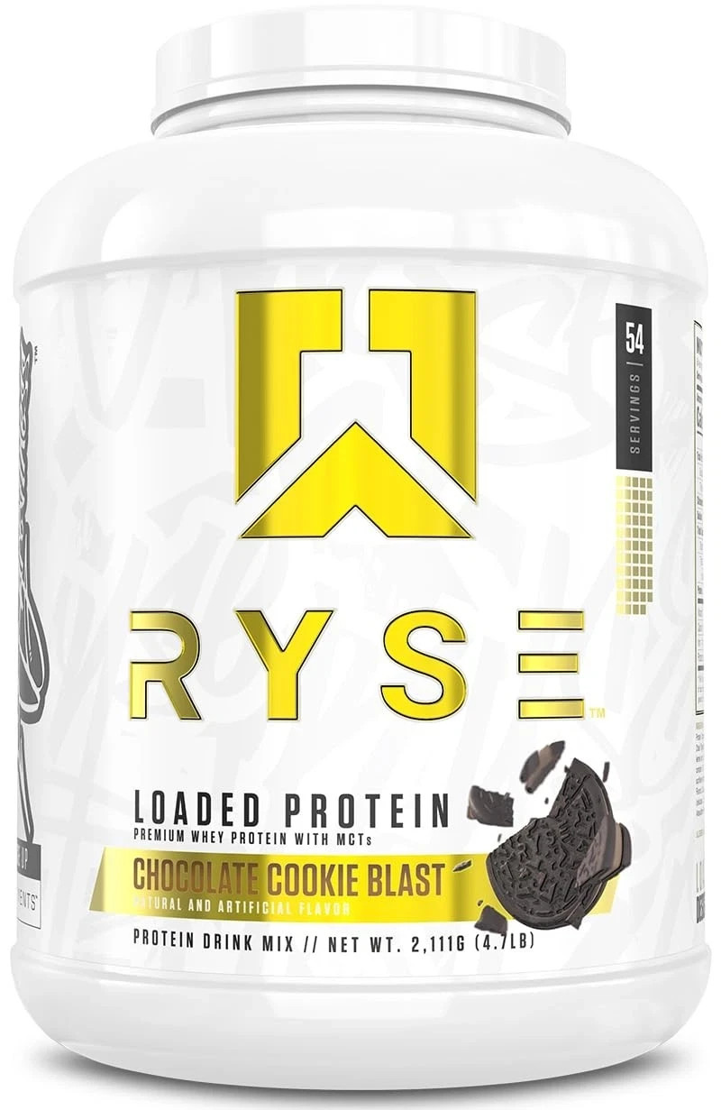 RYSE Loaded Protein Powder Chocolate Cookie Blast 25g Whey Protein Isolate …