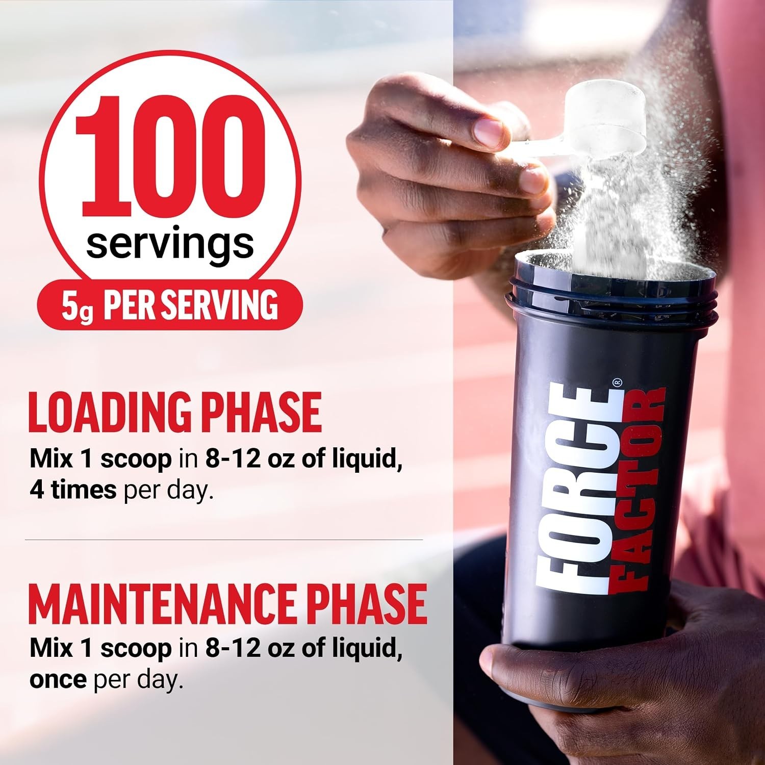 500G Pure Creatine Monohydrate Powder – No Additives, 100 Servings for Athletes