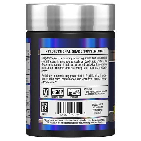 Allmax EGT20 Plus 30 Vegan Capsules Ergothioneine Cordyceps