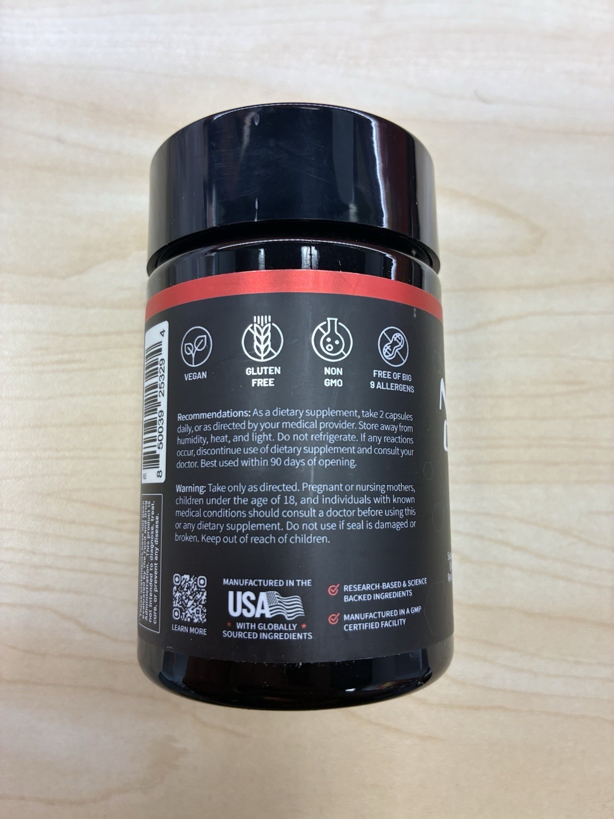 SNAP Nitric Oxide Booster 1500mg L-Arginine L-Citrulline Clean Label Certified