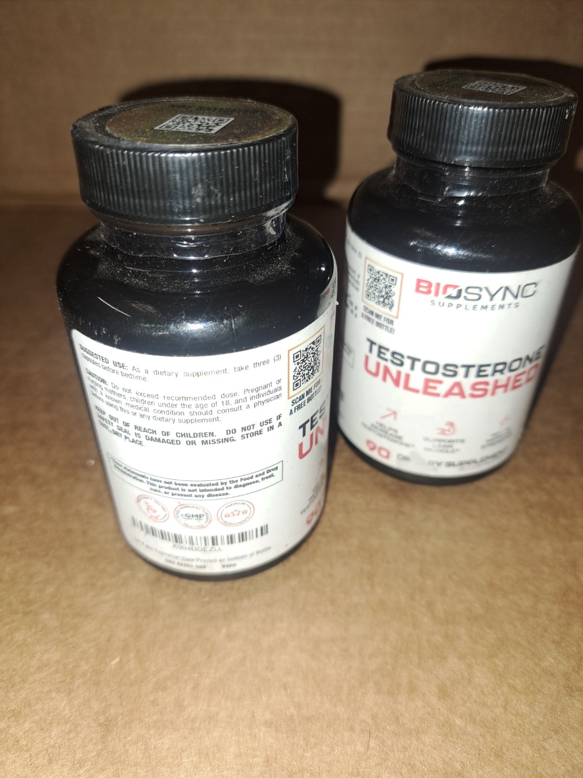 Bio Sync Testosterone Booster, 170 Capsules exp 07/27