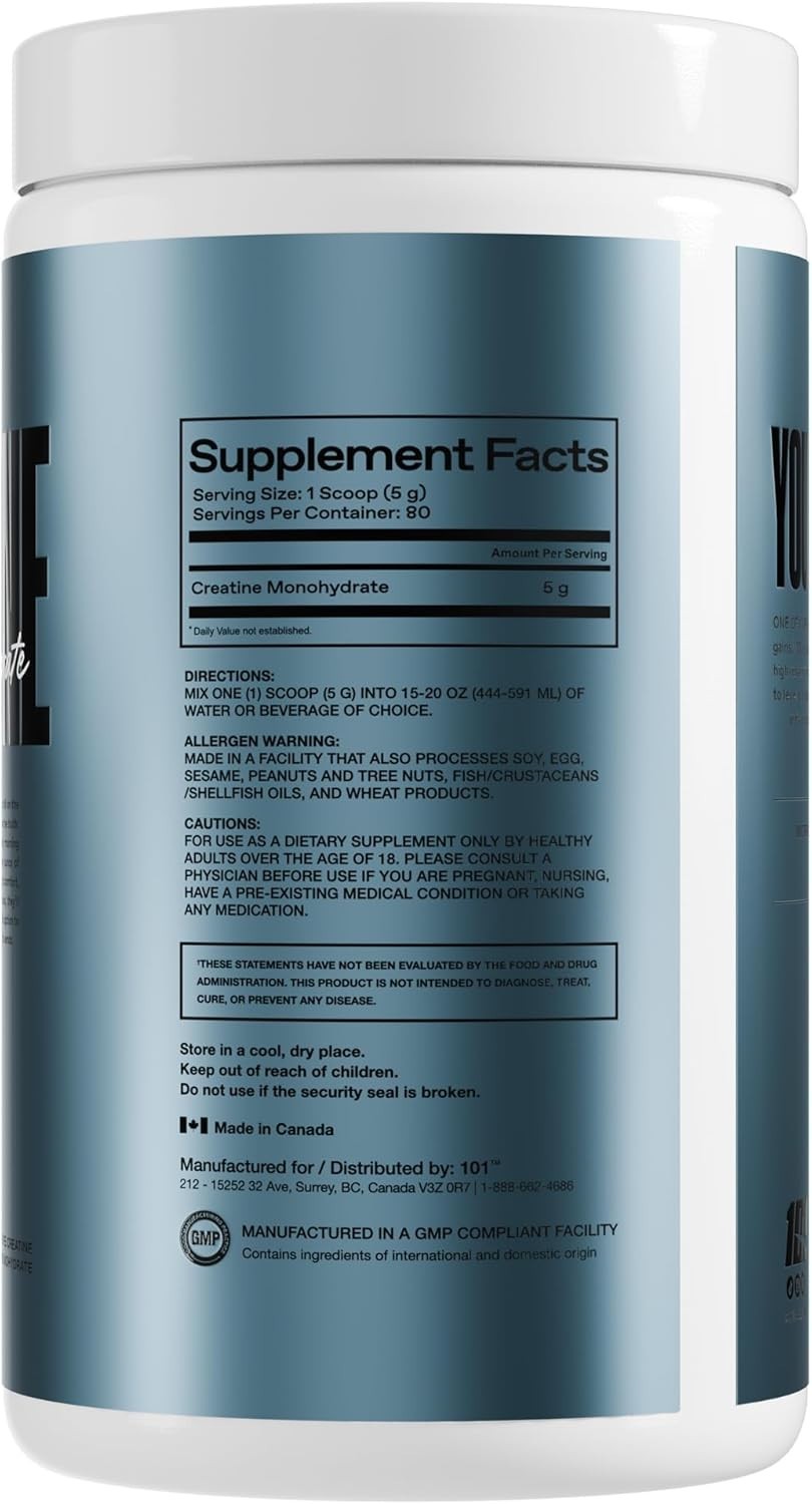 ONE of ONE Micronized Creatine Monohydrate Mix by Mayweather – Unflavored – 400g
