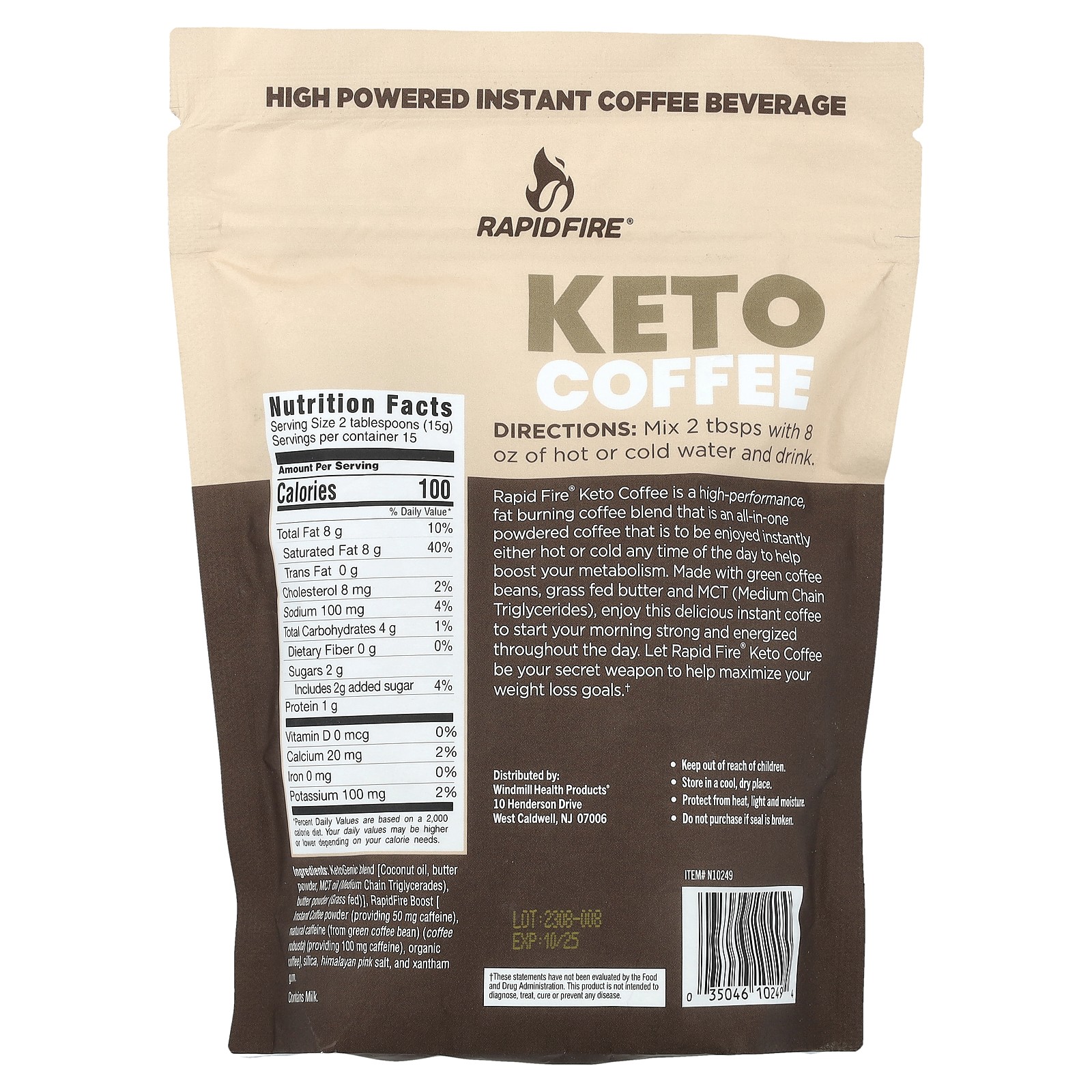 Ketogenic Coffee, 7.93 oz (225 g)