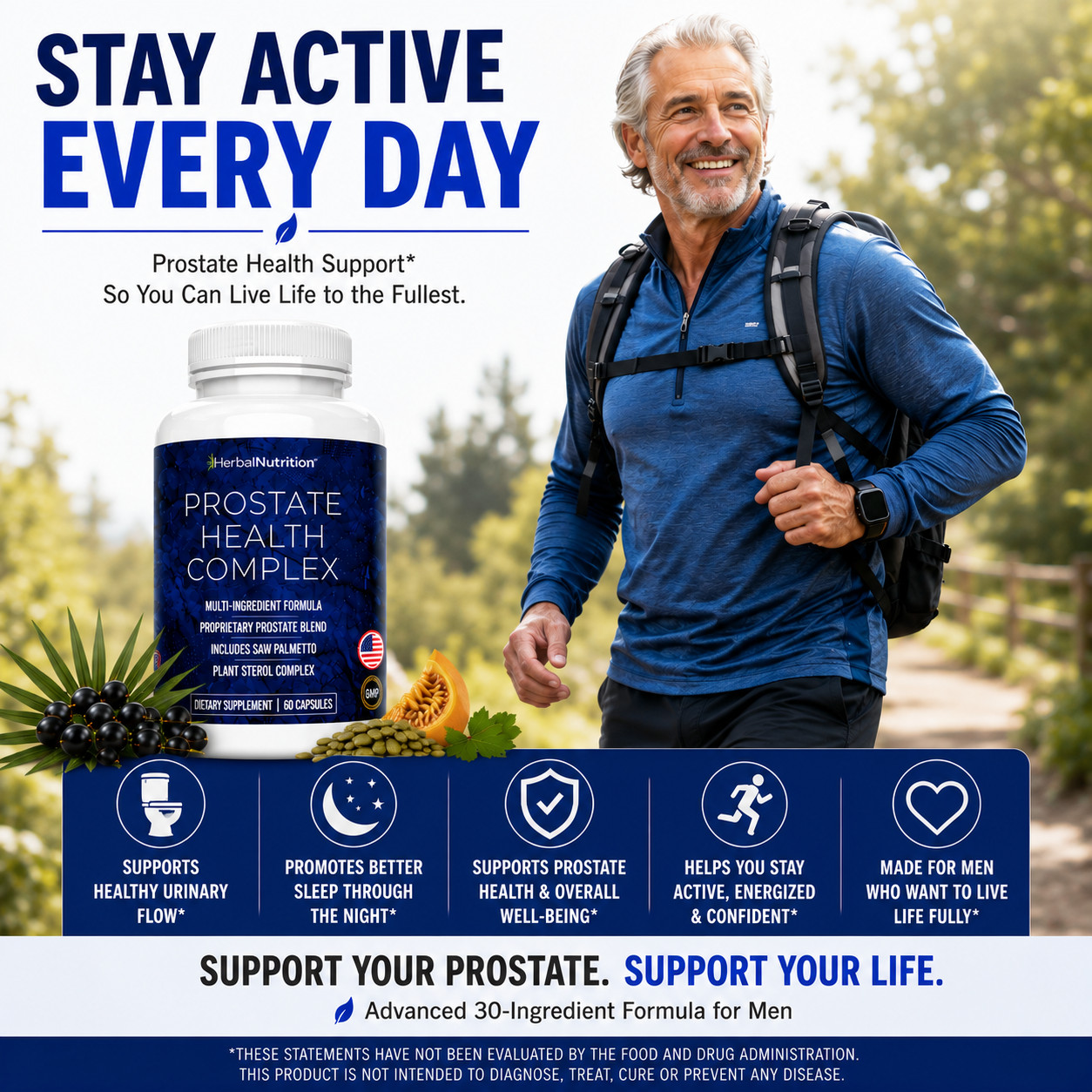 Best Prostate Supplement Natural Remedies for Enlarged Prostate 2 Bottle Pack