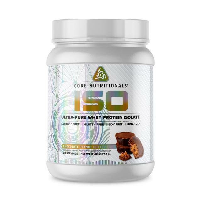 Core Nutritionals ISO Protein – 24gm Isolate Whey Protein- 2LBs – All Flavors