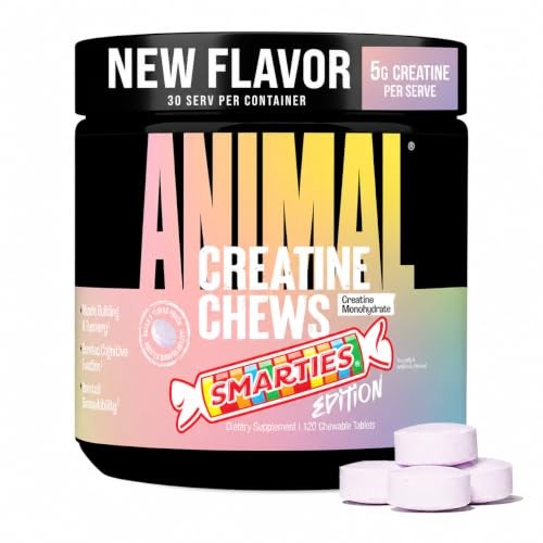Creatine Monohydrate Chews 5g 120 Tablets Strength Power
