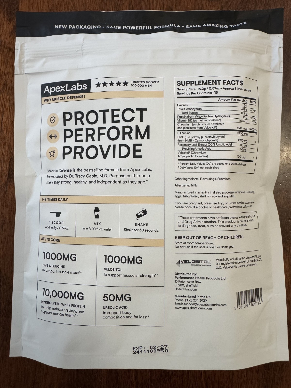 Muscle defense powder – Apex Labs