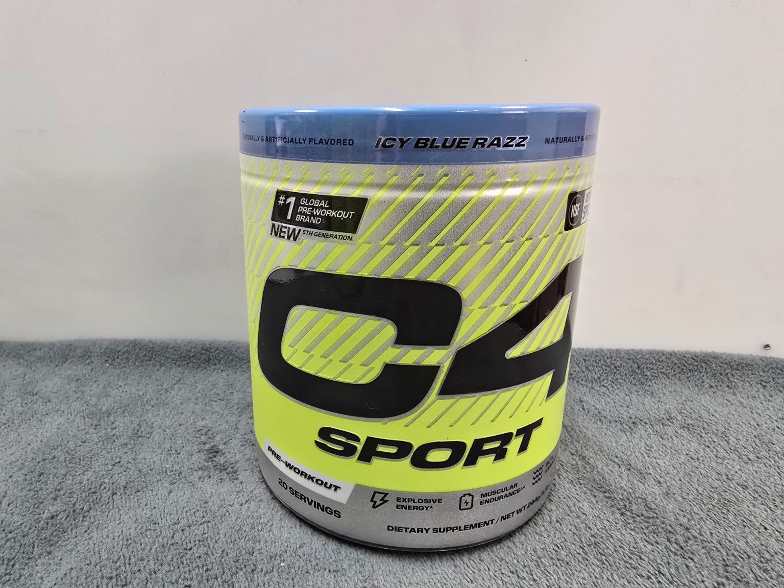 Cellucor C4 Original Pre Workout Powder Icy Blue Razz 06/26/26+