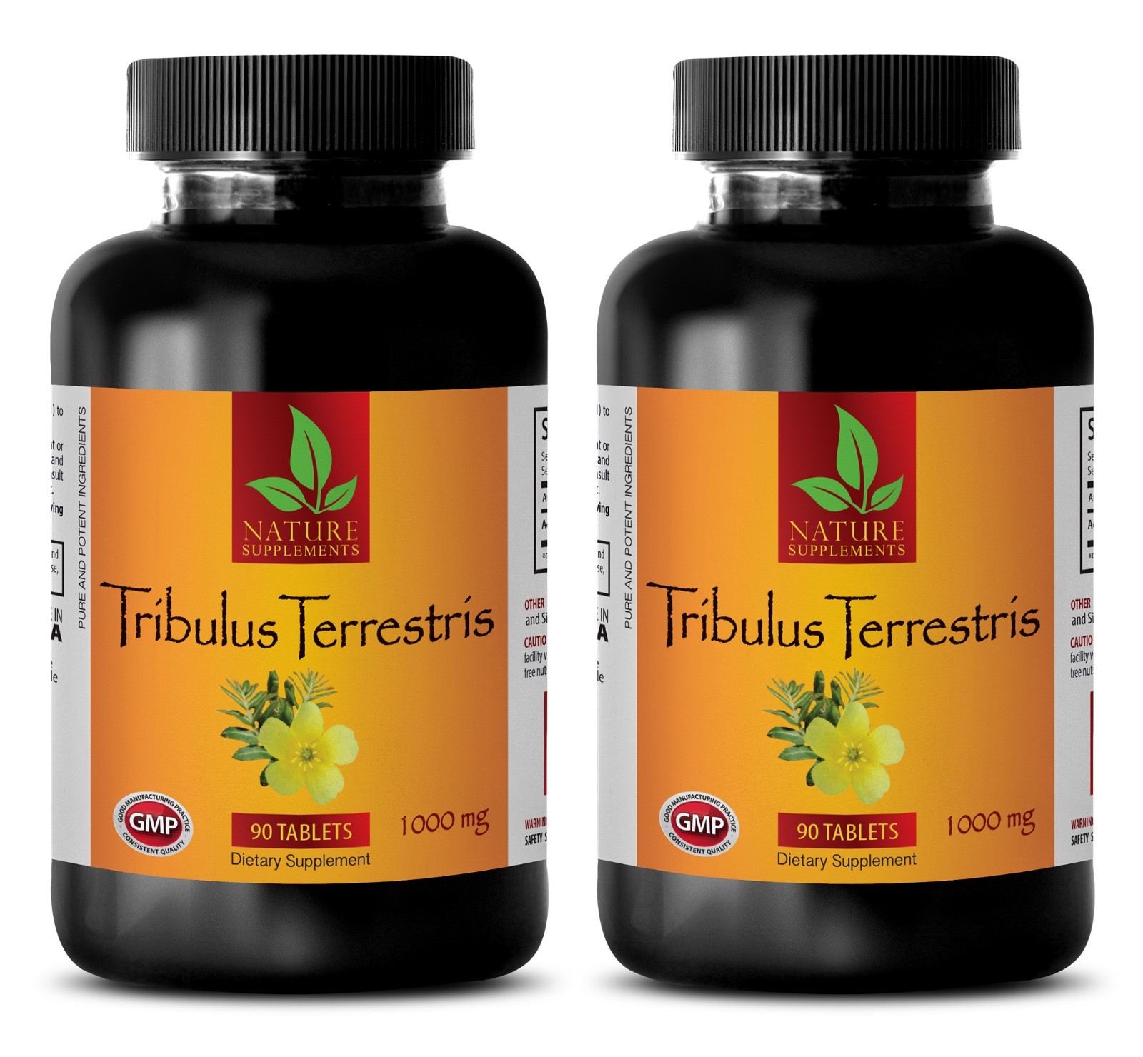 Tribulus Terrestris Extract – Testosterone Booster – Male Stamina Pills – 2 Bot