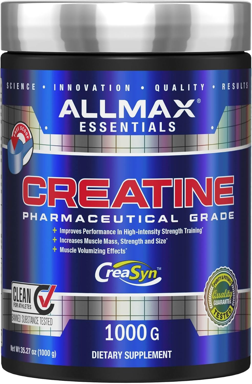 Nutrition Creatine Monohydrate – Improves Performance & Training Intensity – …