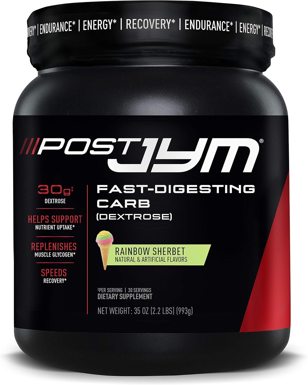 Carb Fast Digesting Post Workout Recovery Powder- Pre Workout Protein