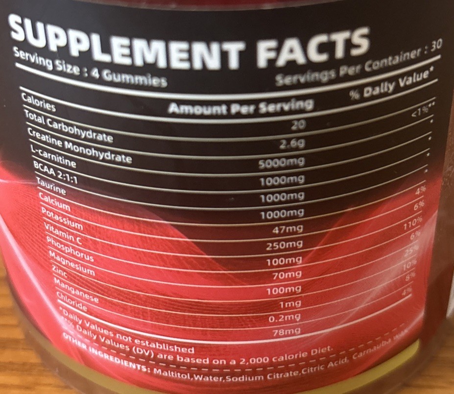 2x Happyummmm Creatine Monohydrate 210ct Gummies 5000MG Strawberry & Raspberry