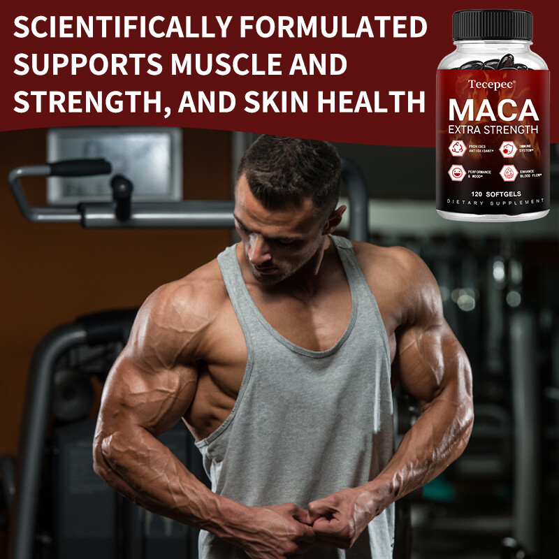 Maca – Extra Strength Testosteron Boosting Formula for Men , Stamina Support