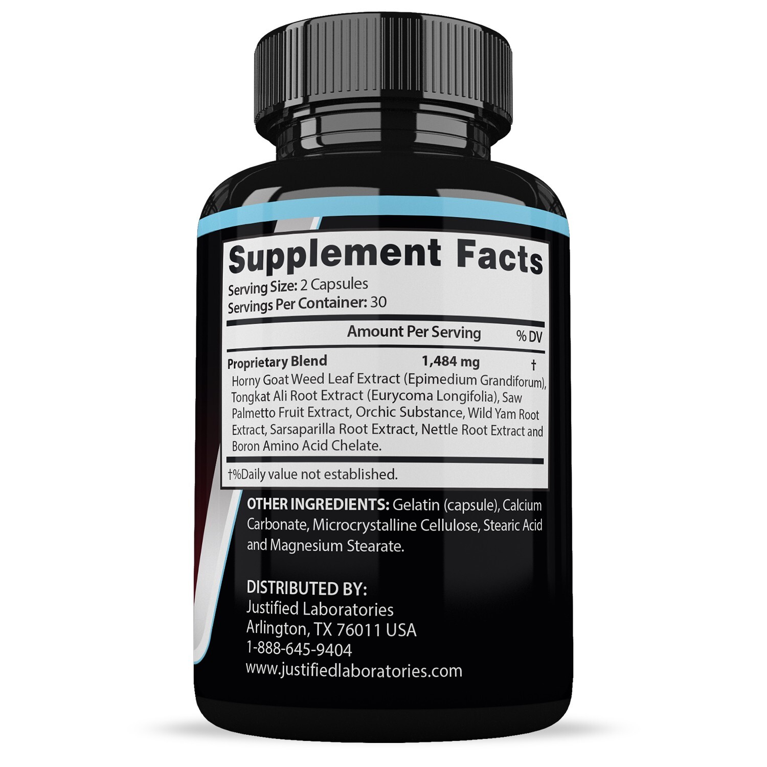 XL Real Muscle Gainer Men’s Health Supplement 1484mg 120 Capsules