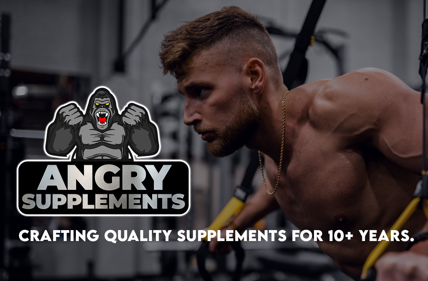 Angry Supplements Creatine Monohydrate 100% Premium Grow Repair 300g 60 Serv 6PK