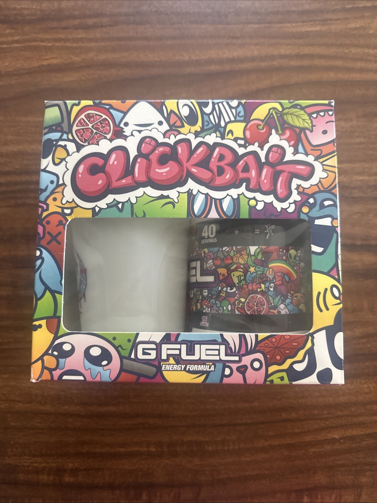 GFUEL Clickbait (Cherry Pomegranate) Collectors Box G Fuel