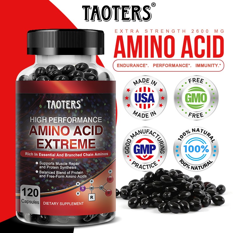 Amino Acid 2600MG With Essential Branched Chain Aminos,Supports Muscle Repair