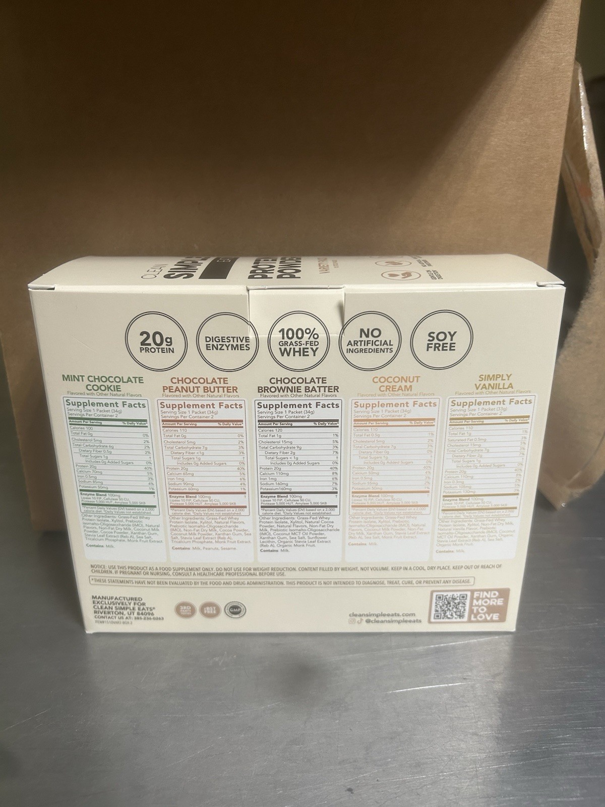 Whey Isolate Protein Powder, Variety Pack, Naturally Sweetened, Zero Added Sugar