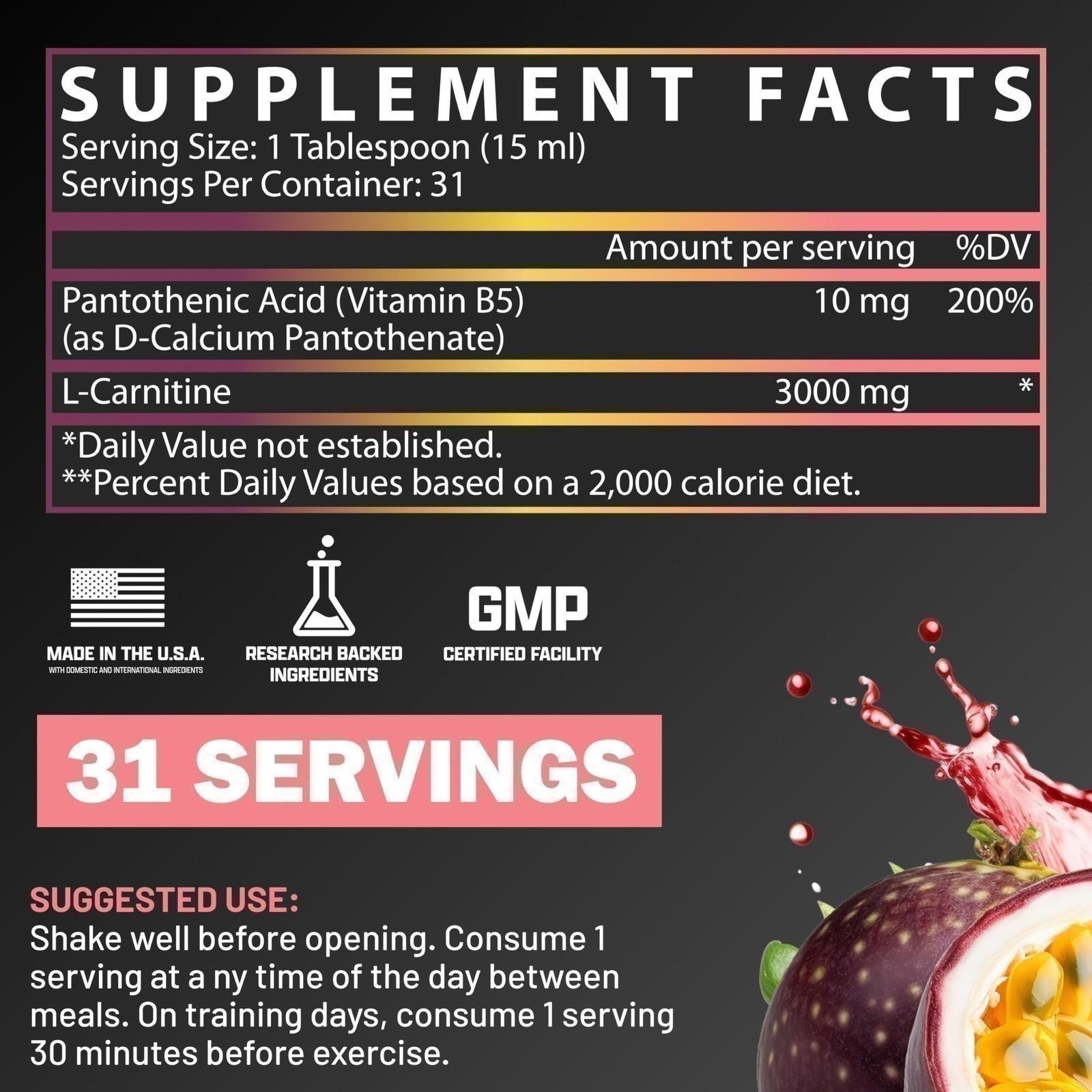 Nutrex Research Liquid Carnitine 3000 | Premium Liquid Carnitine, Stimulant…