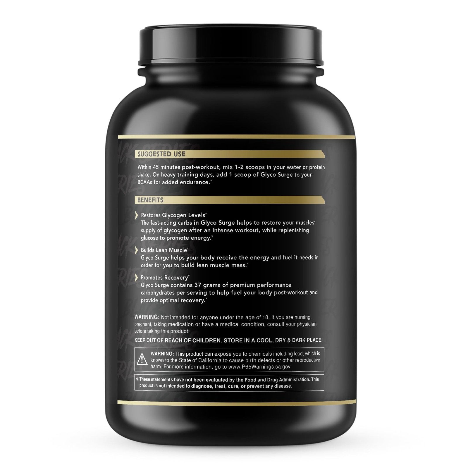 Anabolic Warfare Glyco Surge Glycogen Supplement Performance Carbs to Help Le…