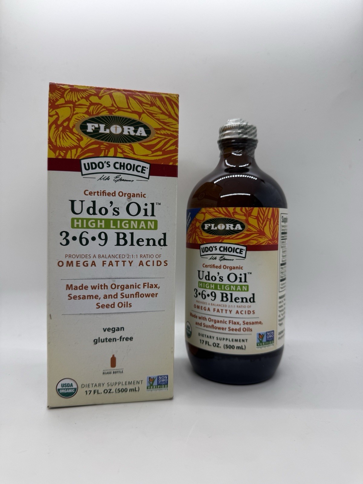 FOR CHARITY: Flora, Udo’s Choice, Omega 369 Blend Oil, 17 FL Oz