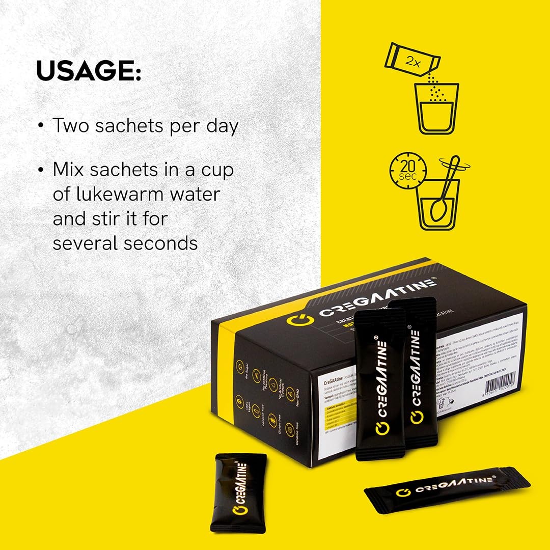 CreGAAtine Micronized Creatine Monohydrate + GAA | Increase Strength No Water…