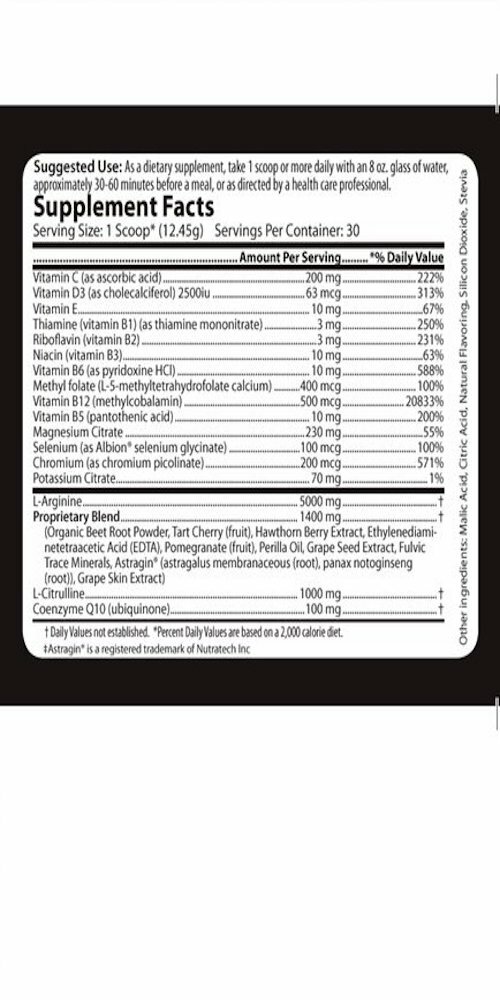 Pre Workout, Nitric Oxide Boost – Free Shipping