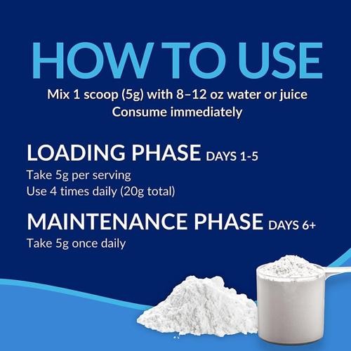 BodyTech Creatine Monohydrate Powder, Unflavored Micronized Creatine 181 Serving