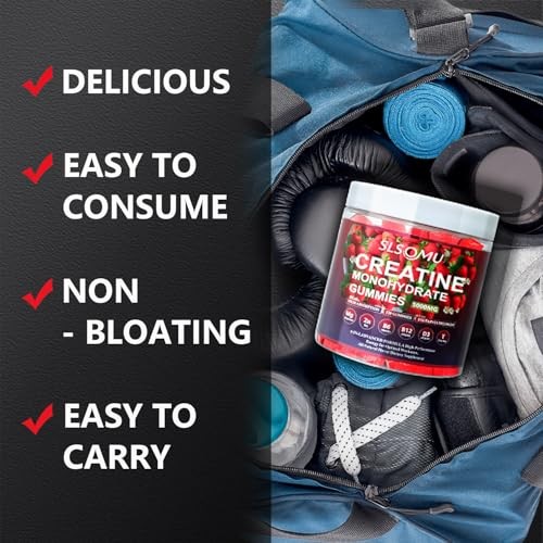 Creatine Monohydrate Gummies 5000mg Pre-Workout Muscle Support 120pc