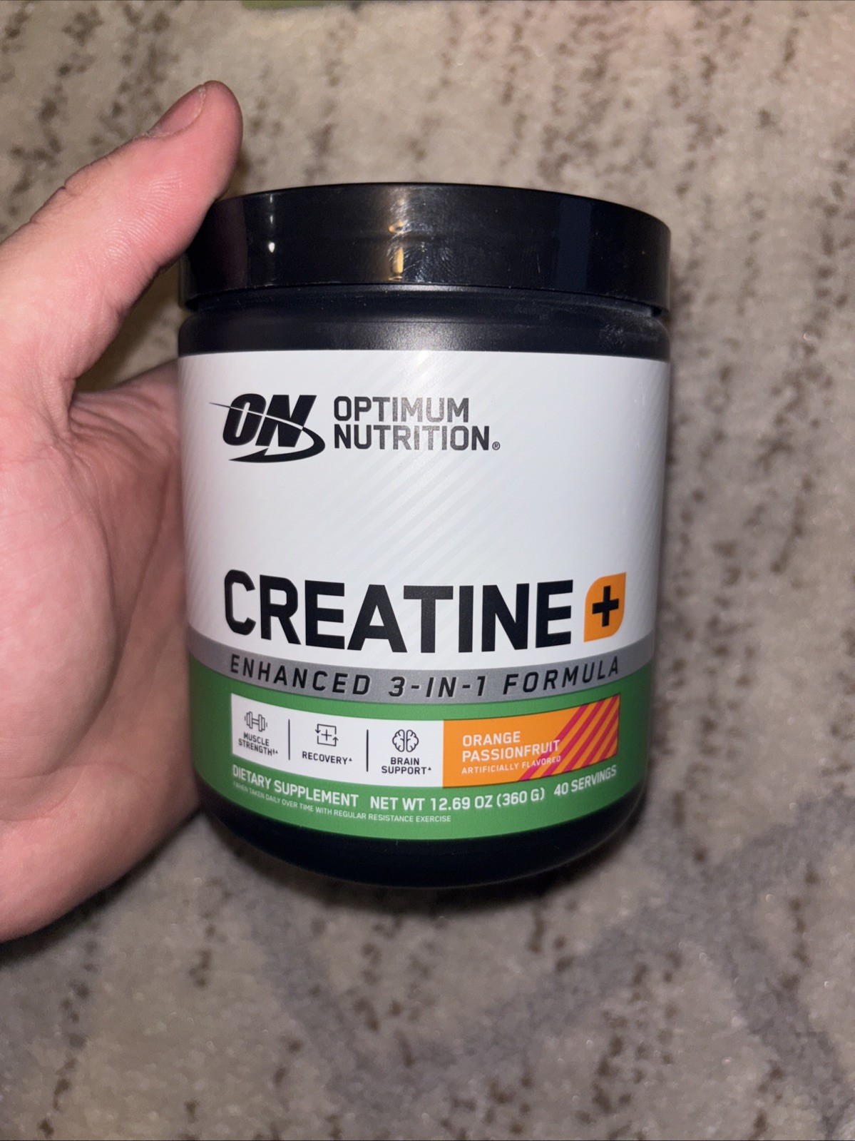 Creatine+, Orange Passionfruit, 12.69 oz (360 g)