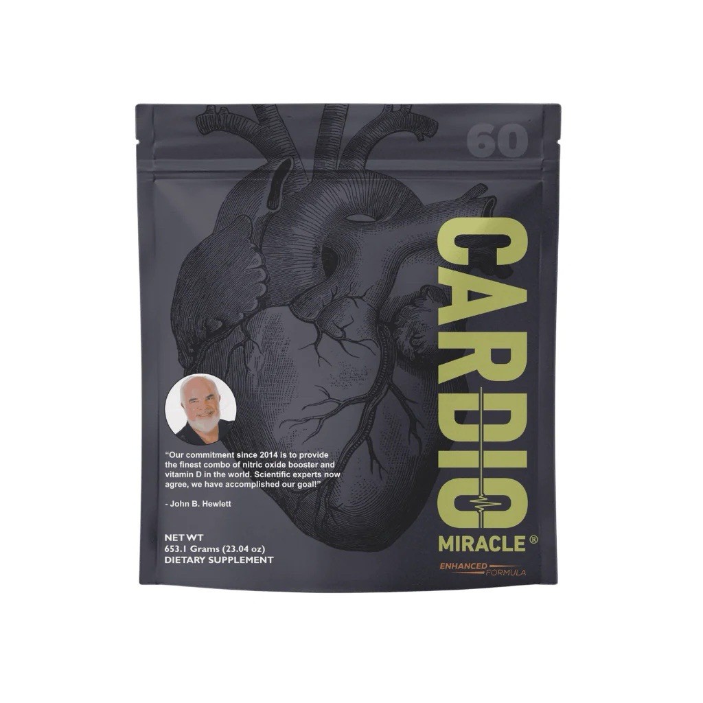 CARDIO MIRACLE 60 SERVINGS COMPLETE NITRIC OXIDE – NEW SEALED