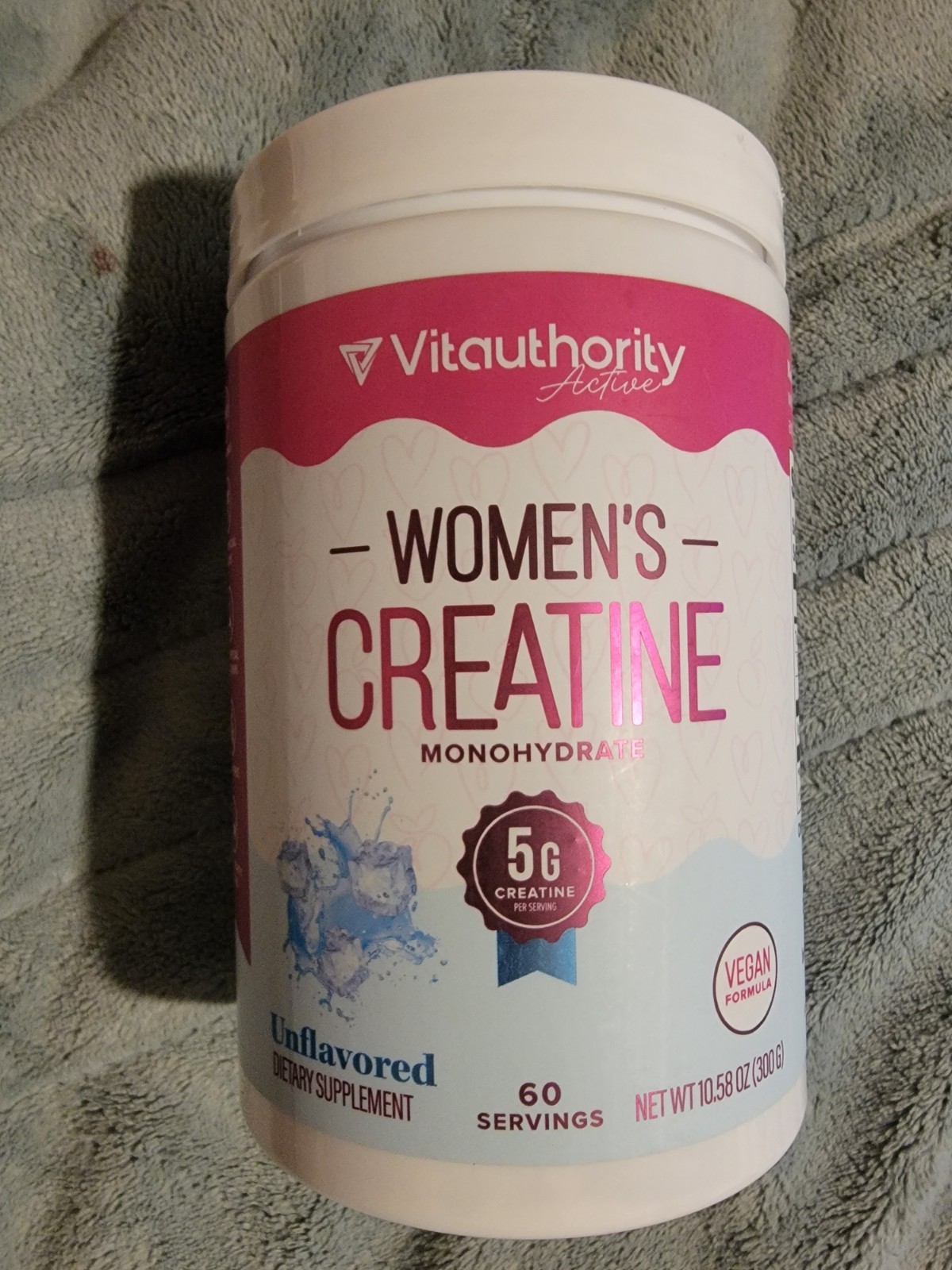 Micronized Creatine Monohydrate Supplement 5g Muscle Growth Support Unflavored