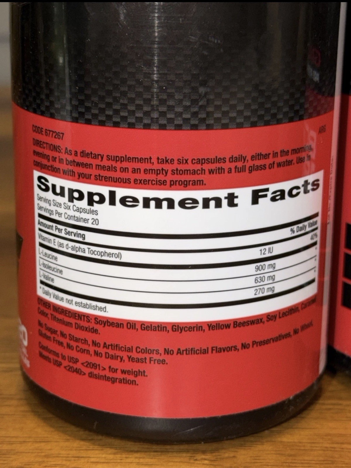 GNC – PRO PERFORMANCE BCAA – 1800mg Amino – 240 Capsules – 40 Serv – Exp: 11/26
