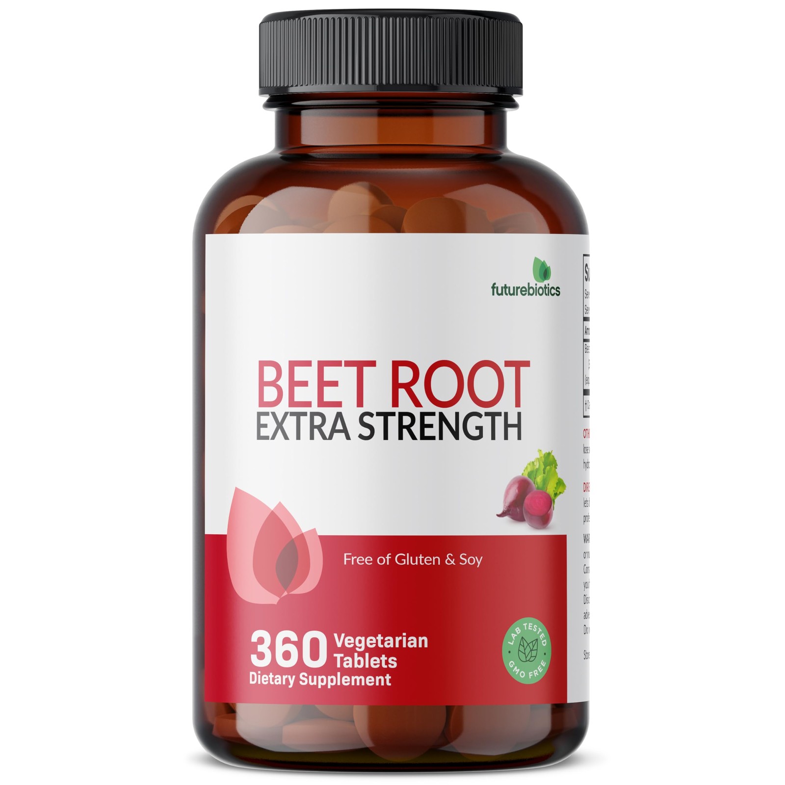 Futurebiotics Beet Root Extra Strength, Non-GMO, 360 360 Count (Pack of 1)