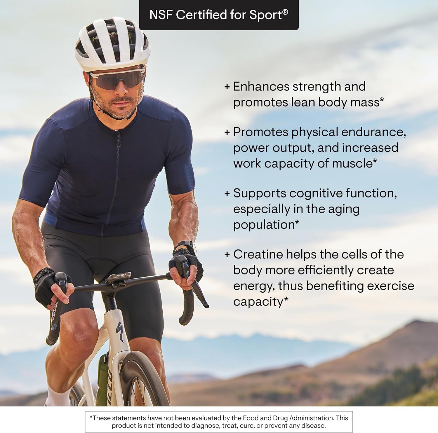 NSF Certified Micronized Creatine Powder – 5g per Serving for Men & Women