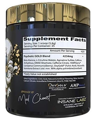 Psychotic Pre Workout Cherry Bomb 35 Servings Extreme Energy