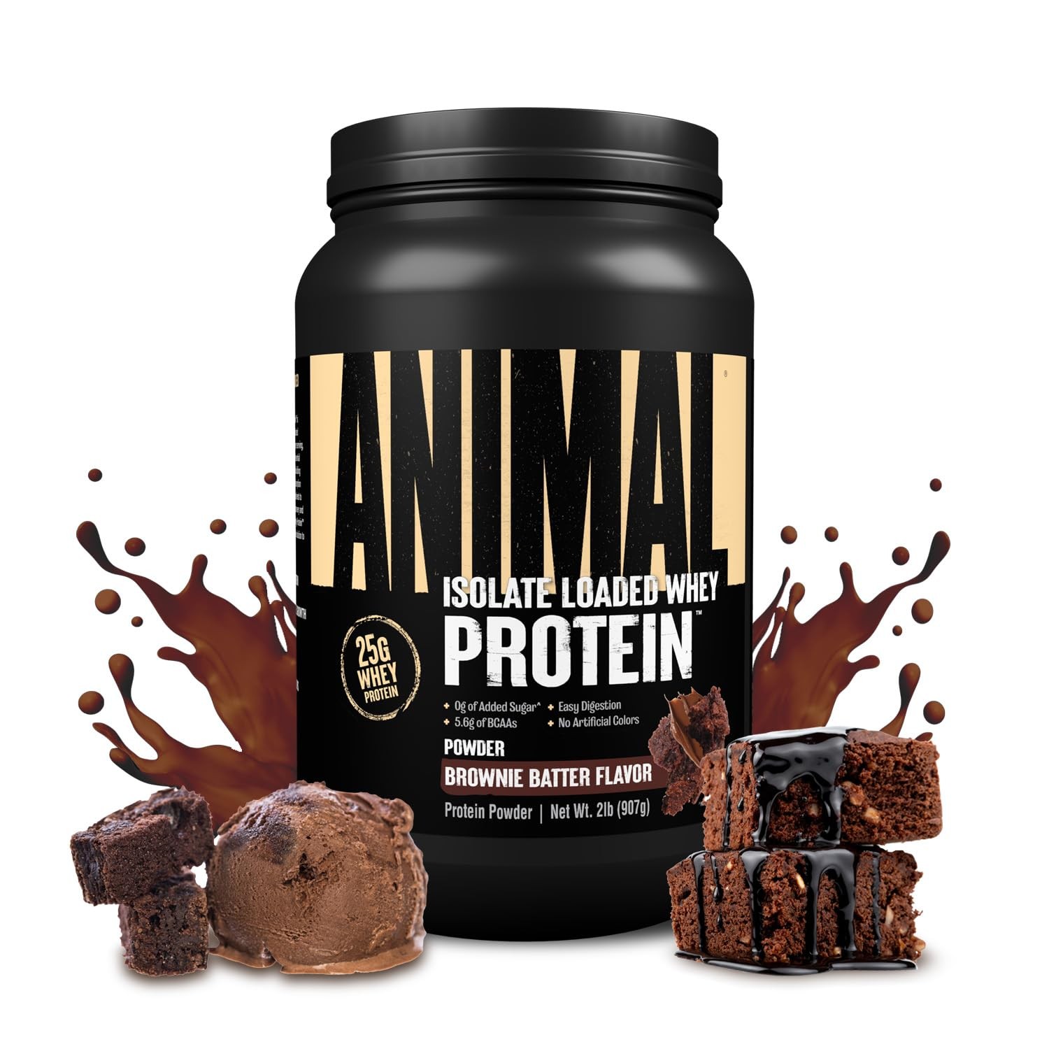 Animal Whey Isolate Protein Powder – Loaded for Pre Post Workout Muscle Buil…