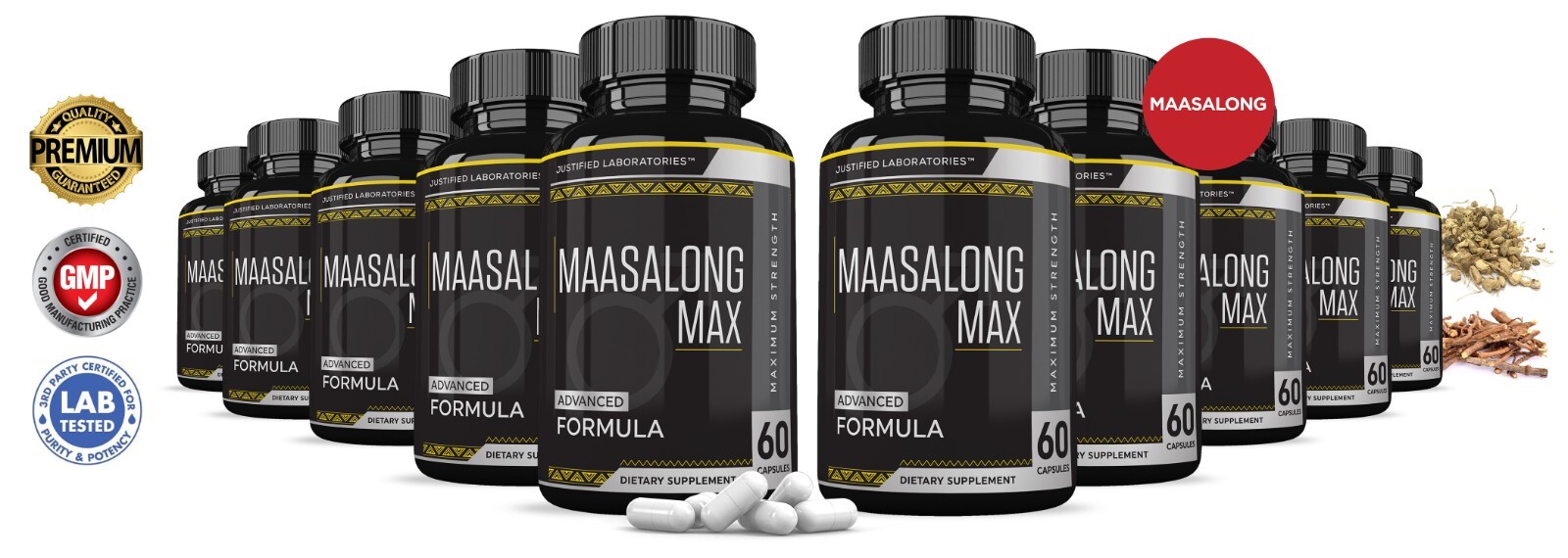 Maasalong Max Men’s Health Supplement 1600mg 600 Capsules
