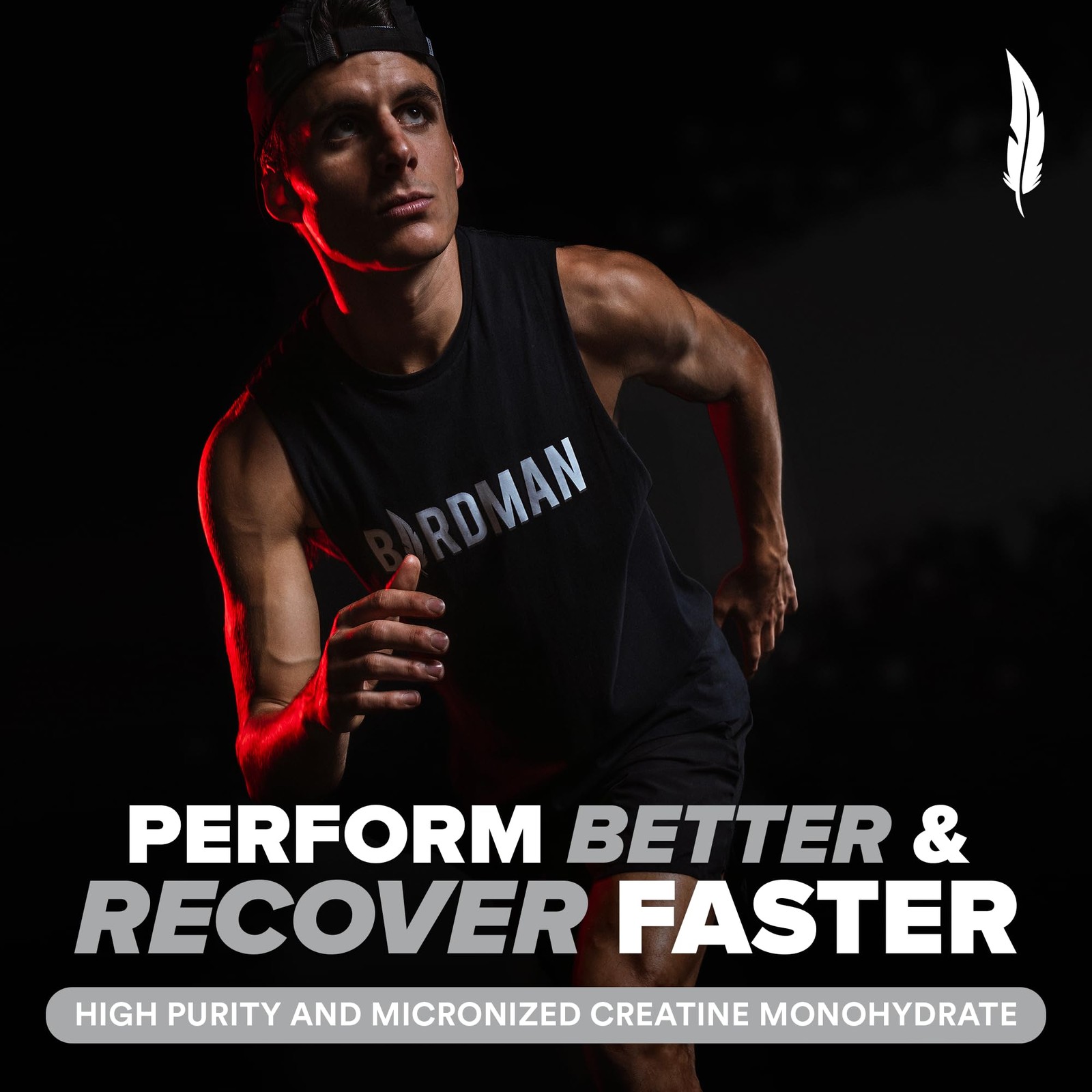 BIRDMAN Micronized Creatine Monohydrate Powder, 80 Servings (400 g), Powder