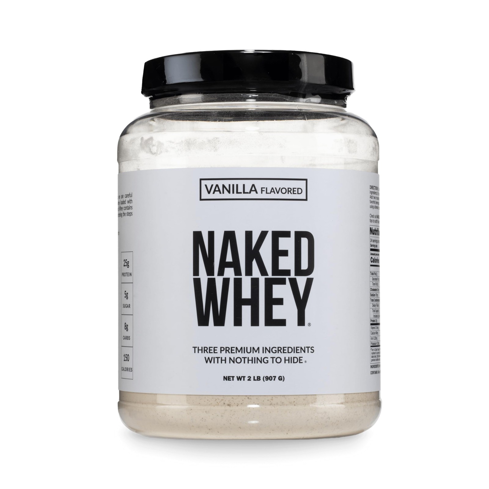 NAKED Whey Vanilla Protein Powder Only 3 Ingredients Grass Fed Whey Protein…