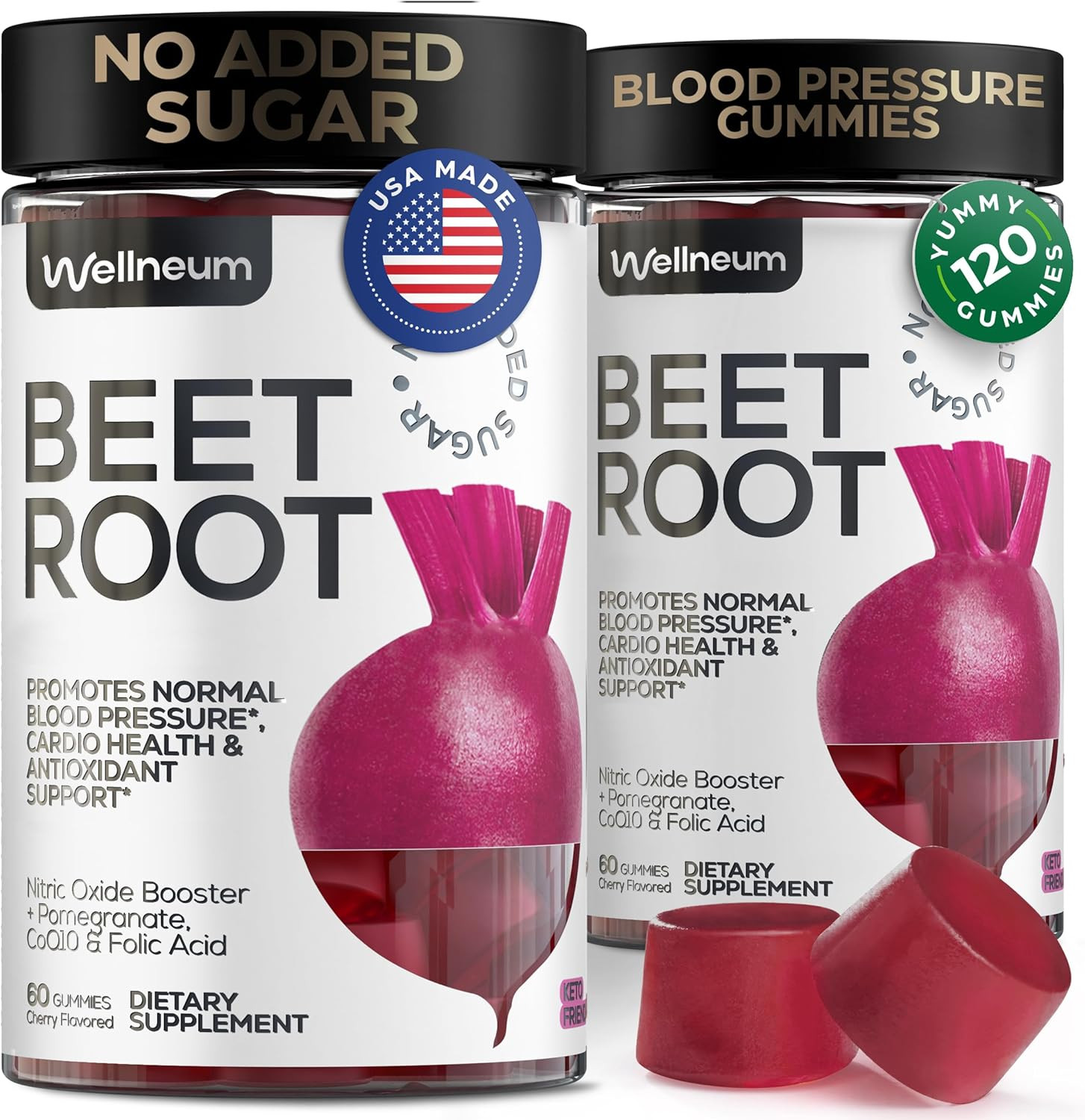 Beet Root Chews with Pomegranate – Nitric Oxide Gummies for Heart Health
