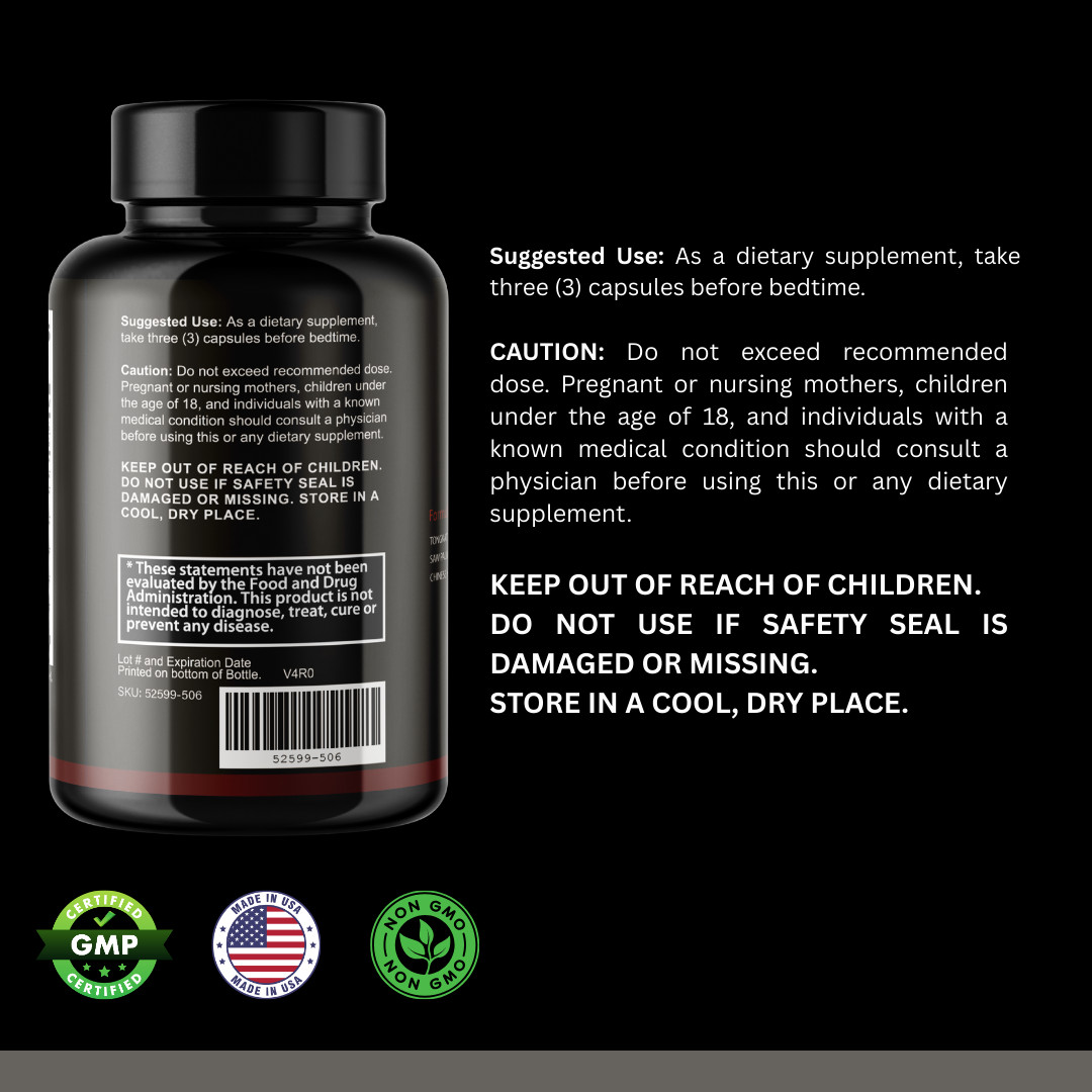 Test0 Dark- Bodybuilding & Men’s Health Support- 90 Capsules