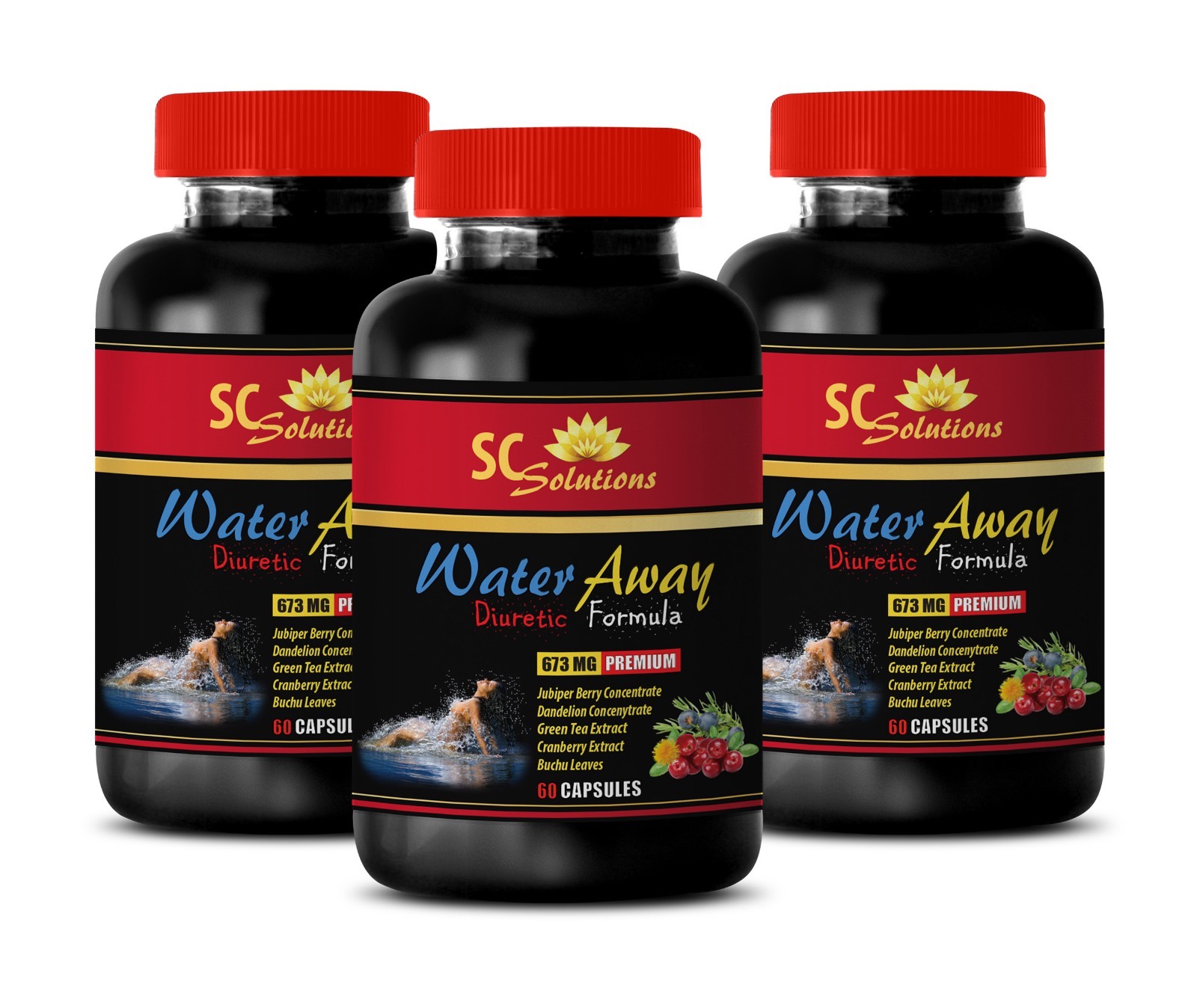 Antioxidant acai supplement – WATER AWAY PILLS 3B – green tea diet pills