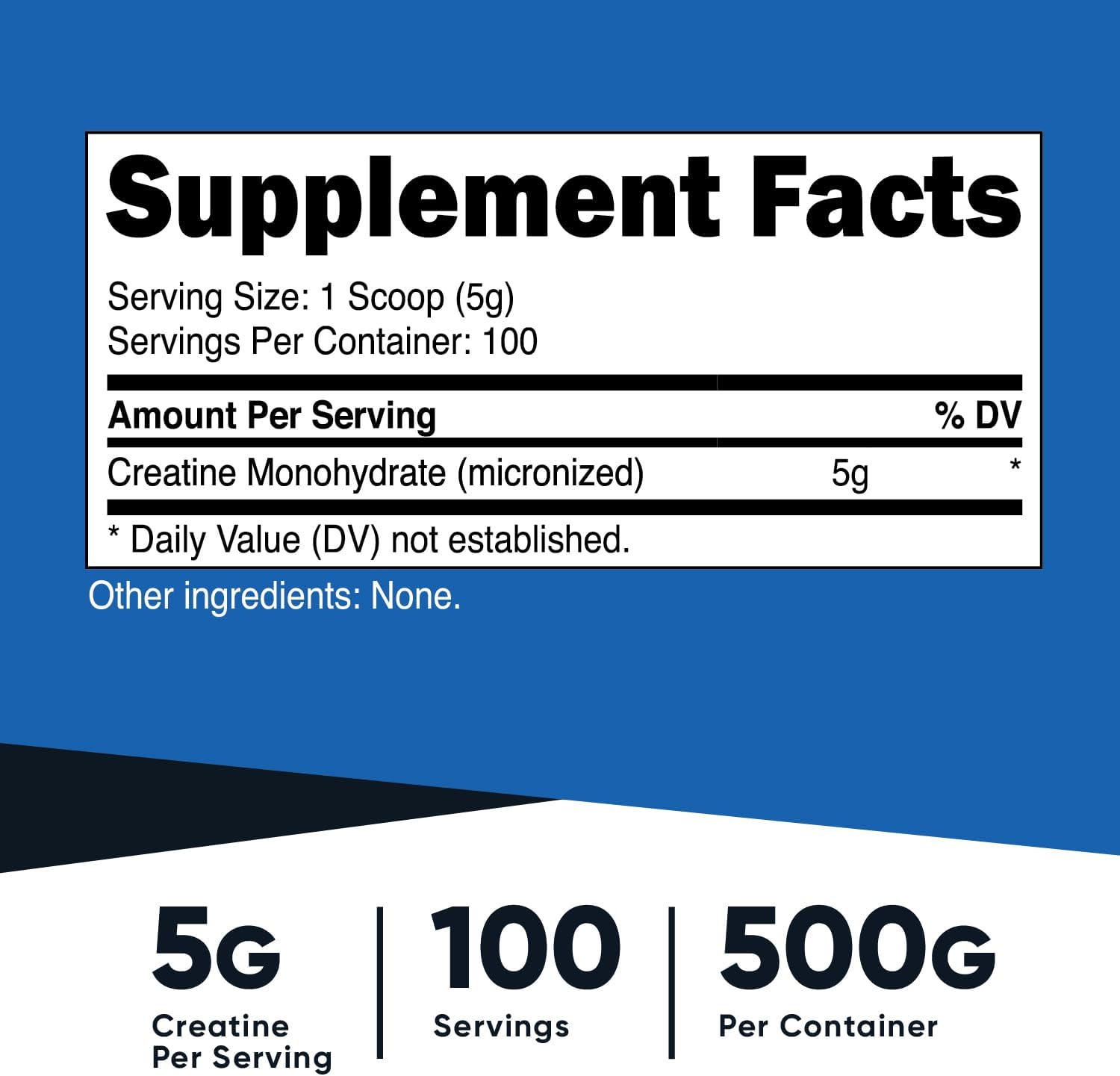 Nutricost Creatine Monohydrate Micronized Powder 5G Per Serv Micronized Creatine