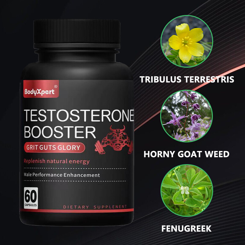 Testosterone Booster for Men, Male Enhancement Pills, Energy Strength Stamina 60